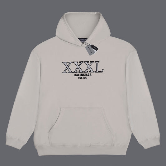 "XXXL“ Embroidered Hoodie
